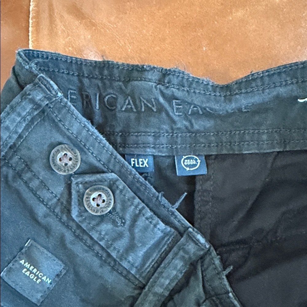 American Eagle Outfitters Black Cargo Pants